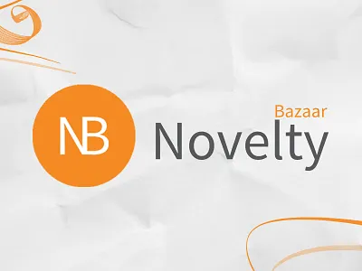 Novelty Bazaar Logo Design branding design flat graphic design illustration illustrator logo minimal typography web