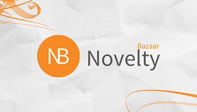 Novelty Bazaar Logo Design branding design flat graphic design illustration illustrator logo minimal typography web