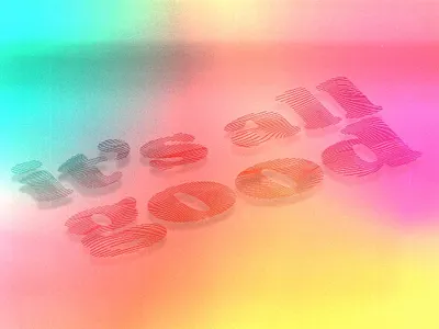 it’s all good design graphic design illustrator type