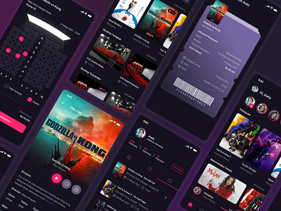 Cinema App cinema app mobile app uiux