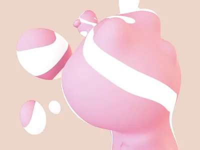 Balls #2 3d 3d animation abstract cinema4d illustration minimal