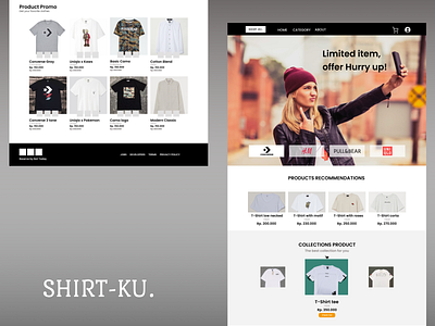 Landing Page Shirtku landing page design landing page ui landingpage