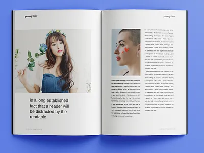 Magazine Layout design layout