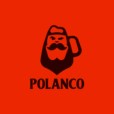 Polanco Bar bar beard beer branding design flat graphicdesign icon illustration logo logo design logodesign man simple