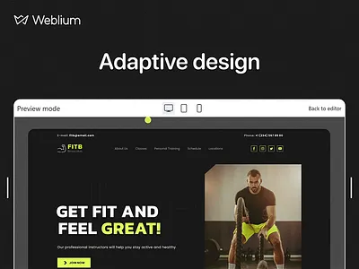 Weblium – the effortless website builder design idea illustration layout logo template ui usa user uxdesign web web design webdesign website website builder website concept website design website template