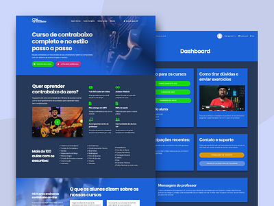 Online Music School Website design lms music ui ux web design woocommerce wordpress wordpress design wordpress development