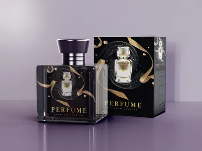 Perfume Branding in Black Label creative design labeldesign perfume perfume bottle personal branding
