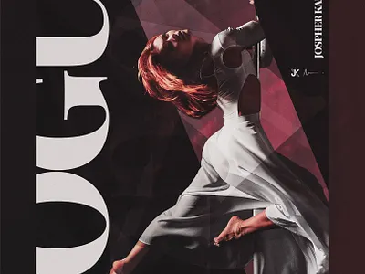 V - Vogue design illustration typography