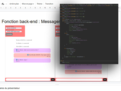 Messagerie instantanée #3 message app node.js websocket