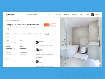 Apartment Reviews allreviews architecture booknow clean colors design home imageslider location minimal notification rating reviews search typography ui ux