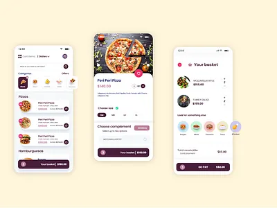 Food Delivery - Web App UI Design app app design branding design delivery design trends designer dribbble 2020 dribbble 2021 food food app food delivery minimal mobile mobile ui top design ui design ui trend ui trends uidesign uiux