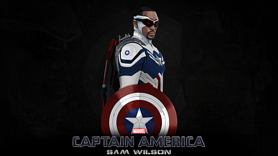 Sam Wilson aka Captain America Vector Portrait adobe illustrator adobe photoshop america anthony art captain captainamerica design falcon marvel portrait portrait illustration portraits sam samwilson vector vector art vector illustration vectorart wilson