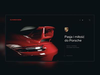 LP Motors black cars dark design product sport ui voila voilastudio web