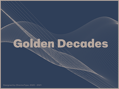 Golden Decades font font design type type design typeface