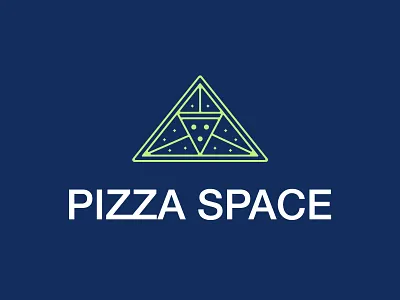 Logo design for a pizzerias brand designer branding cafe fast food food graphic designer logo logo designer logo for sale logotype minimalism pizza pizzerias restaurant space star triangle