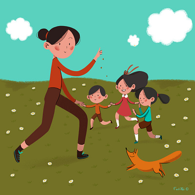 4 enteratenement children book illustration entertaiment illustration illustrations kids art kids illustration learning picnic