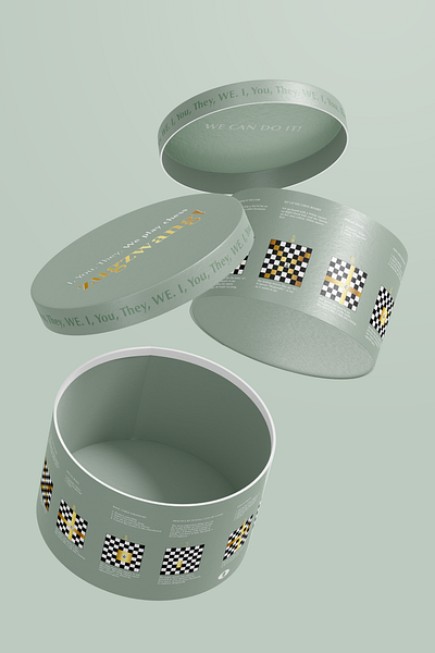 Round Chess Lid Packaging Design branding design graphic graphic design lid mockup packaging photoshop queens gambit