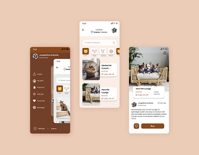 Jervy App - Handcrafted Pet Furniture art branding design graphic design icon minimal typography ui ux web