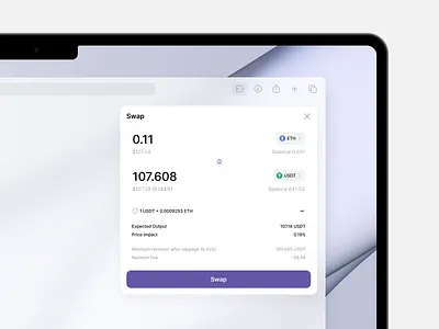 Crypto Exchange Extension bitcoin blockchain clean coin crypto defi design digital ethereum exchange extension finance light meta metaverse minimal token ui ui element ux