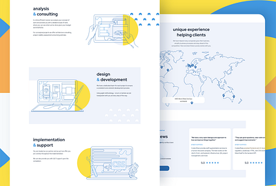 Second shot of the CP website branding design flat graphic design illustration logo one line services software software design software house ui ux website
