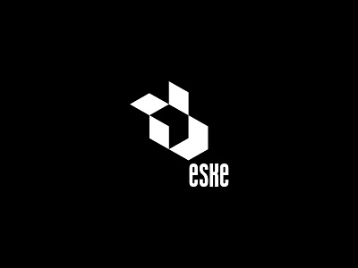 Eske box clean eske logo minimal symbol typography