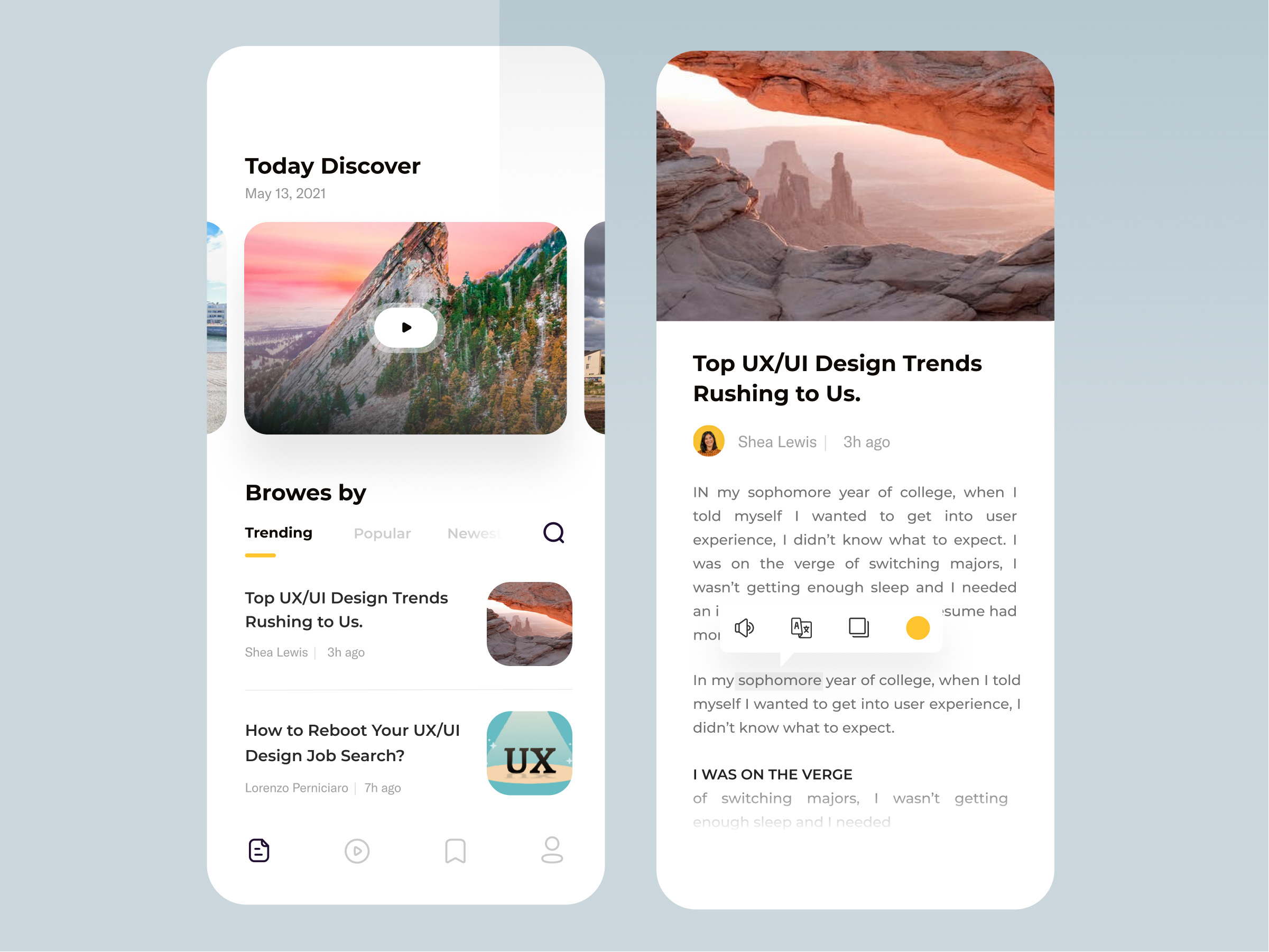Example of Mobile App Design, Mvp And Redesign