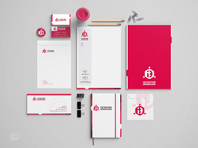 i3Center brand identity set badge brand design brand identity branding business set businesscard design graphic design icon identity design illustration logo mug photoshop stationery