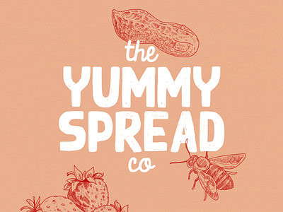 the Yummy Spread co branding graphic design ill illustration instagram logo the yummy spread co