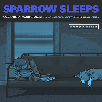 Fall Out Boy "Take This To Your Grades" album artwork album cover dog fall out boy illustration pitbull sparrow sleeps