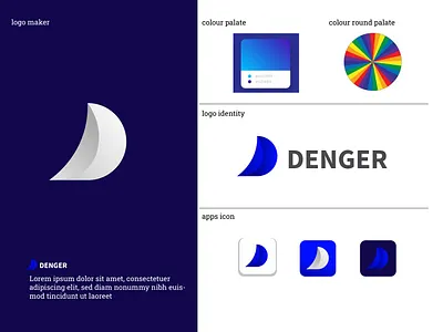 d letter design blue brand branding logo business logo company logo letter design letter logo letter logo design logo logo maker modern letter logo modern logo unique logo unique logo design