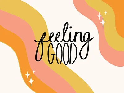 feeling GOOD abstract art abstract design designer graphic design illustration illustrations lettering