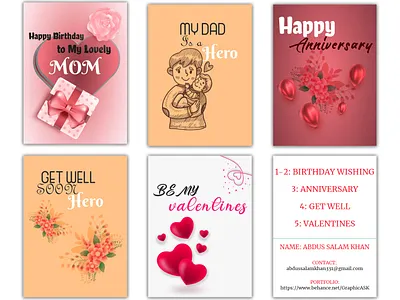 Greetings card design anniversary anniversarygifts birthday card card card design cardboard cards clean get well graphic design greetings card instagram post lovecraft valentine card valentines vector white wish card wishing