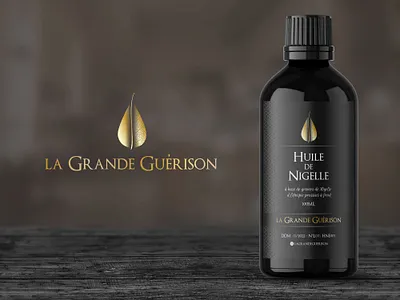 LA GRANDE GUERISON - BRANDING bmdesign bmdesign5 branding concept design logo nigella oil packaging