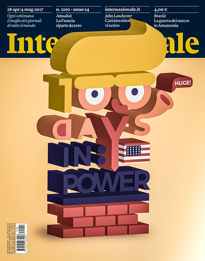Cover para revista Internazionale - Milán, Italia. cover design design illustration