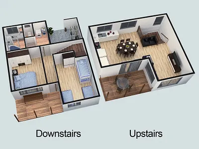 3d Two Storey Spa Villa Floor plan 2d drawing 2d floorplan 3d floor plan achitecture architecture architecture design exterior exterior rendering floorplan