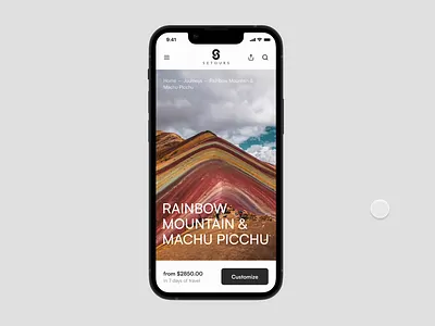 Travel Agency adventure booking customer elegant journey luxury machu picchu mobile mountains peru premium tour tourism travel travel agency travel app traveling trip ux vacation