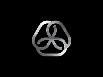 Chain LinkedIn ben stafford branding chain chain link design equilateral triangle geometric link logo logomark mark metal tri triangle trinity vector