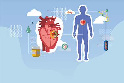 Health Diagram Illustration diagram graphicdesign illustration vectorart vectorillustration