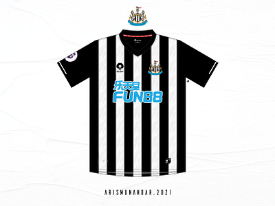 Newcastle United Fantasy Kit Home 2020-2021 animation app art branding clean design graphic design illustration illustrator logo vector