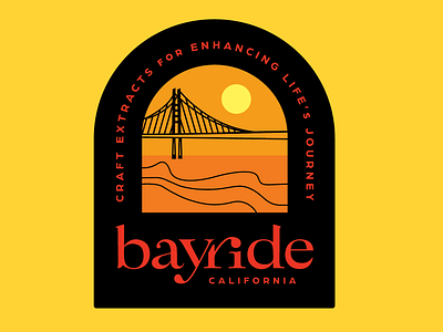 Bayride Cannabis Extracts logo branding cannabis branding cannabis design