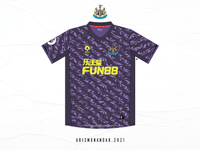 Newcastle United Fantasy Kit Third 2020-2021 animation app art branding clean design graphic design illustration illustrator logo vector