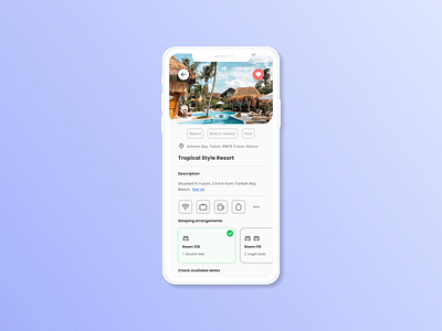 Hotel Booking + Confirmation booking booking app booking system calendar dailyui dailyui 54 dailyui 67 dailyuichallenge flat hotel hotel app hotel booking hotels illustration minimal mobile app mobile ui mobile ui ux resort tags