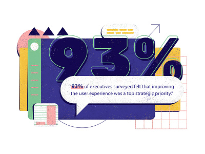 stats on stats on stats bright colors brutalist chart data visualization flat graphs illustration infographic tables texture thin lines ui ux visual design