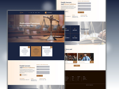 professional lawyer landing page adobexd branding design figma graphic design icon illustration landing page mobile app photoshop portofolio professional lawyer landing page trendy design ui ux ui design ui designer