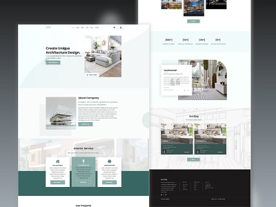 architecture website template ui design adobexd branding dashboard ui design figma graphic design icon illustration landing page mobile app trendy design ui ux ui design ui designer ui kit website website design