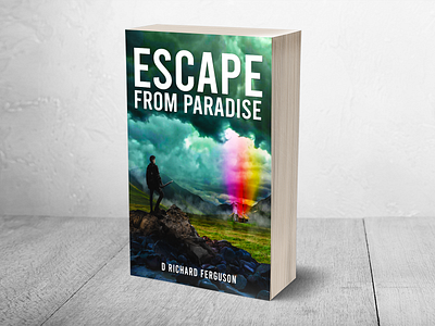 Escape from Paradise a book cover design a fantastic book cover book cover adobe illustrator book cover affinity book cover animation book cover app book cover artist book cover binding book cover design in illustrator book cover design in photoshop