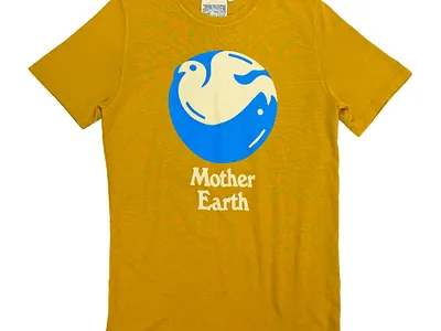 Earth Day T-shirt Collab with Jungmaven apparel graphics austin texas earth earth day graphic design hippy illustration jungmaven screenprint typography