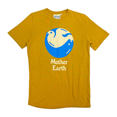 Earth Day T-shirt Collab with Jungmaven apparel graphics austin texas earth earth day graphic design hippy illustration jungmaven screenprint typography