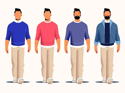 SugarBreak - Character Design 2d 2d animation animation character character design illustration photoshop