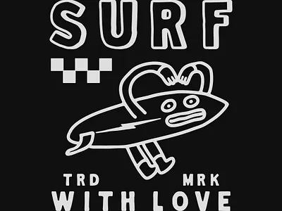 SURFWITHLOVE illustration surf
